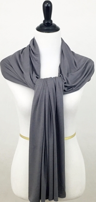 grey cotton jersey hijab