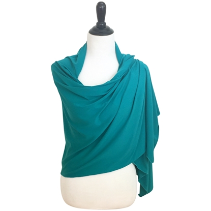 Picture of Simple Jersey Wrap - Green Jade