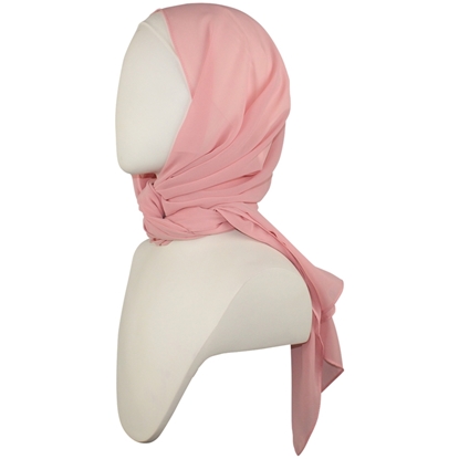 Picture of Chiffon Hijab Powder Pink Neutral