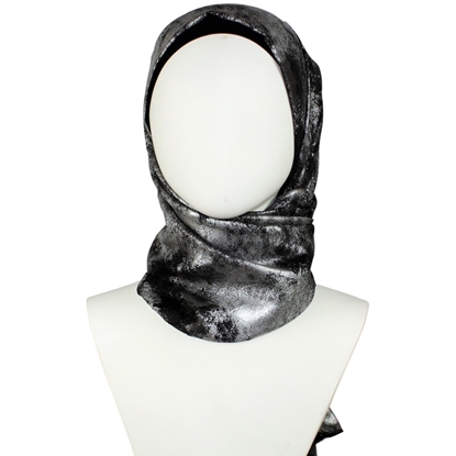 Picture of Stormy Black & Silver  Formal Hijab