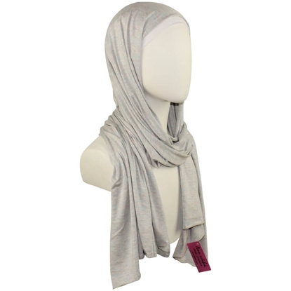 grey cotton jersey hijab