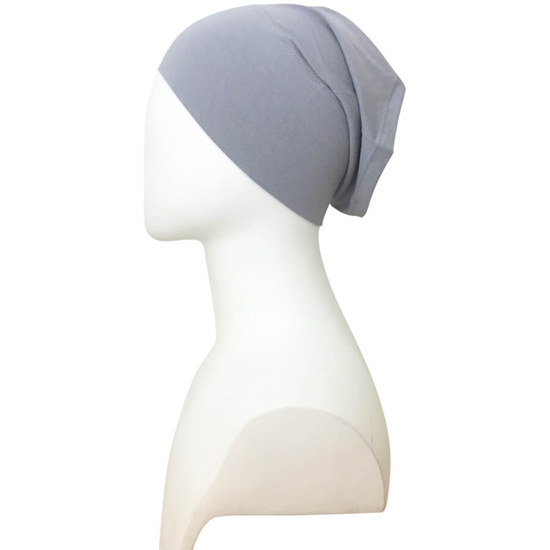 grey tube cap | hijab undercap