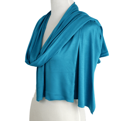 Picture of Kuwaiti Everyday Teal Cotton Jersey Hijab