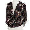 Picture of Elegance in Chocolote Brown Patterned Jersey Hijab!