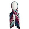 Picture of A Burst of Joyful Stripes Smooth  Patterned Jersey Hijab  - Soft & Cool "Zibde Feel"