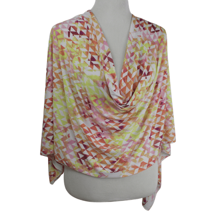 Picture of Hello Sunshine Patterned Jersey Hijab  Smooth Patterned Jersey Hijab  - Soft & Cool "Zibde Feel"- NEW