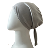 Picture of Satin Lined Silver Tie-Back Hijab Cap - NEW