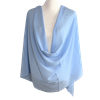 Picture of Whispering Breeze Crinkle Chiffon Hijab! Basic Blue