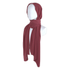 Picture of Whispering Breeze Crinkle Chiffon Hijab! Mauve Red
