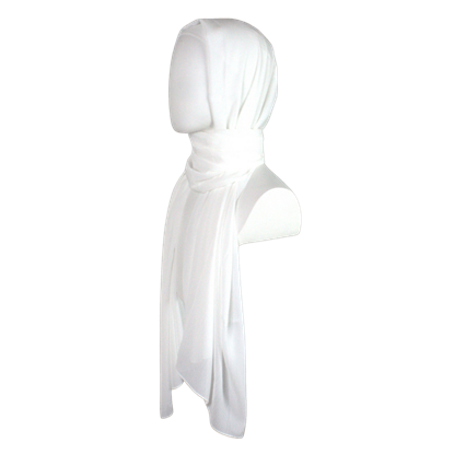 Picture of Whispering Breeze Crinkle Chiffon Hijab! Cream